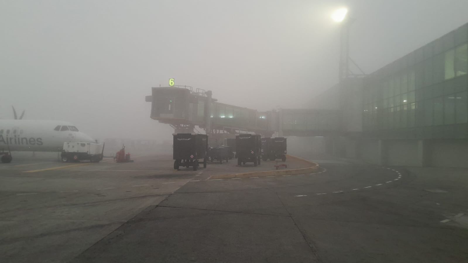 Vuelos desviados y con retraso en aeropuerto La Aurora debido a la neblina