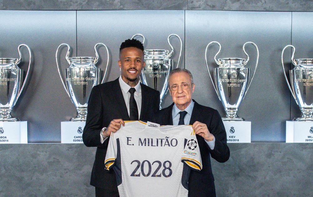 Éder Militao renueva con Real Madrid hasta el 2028