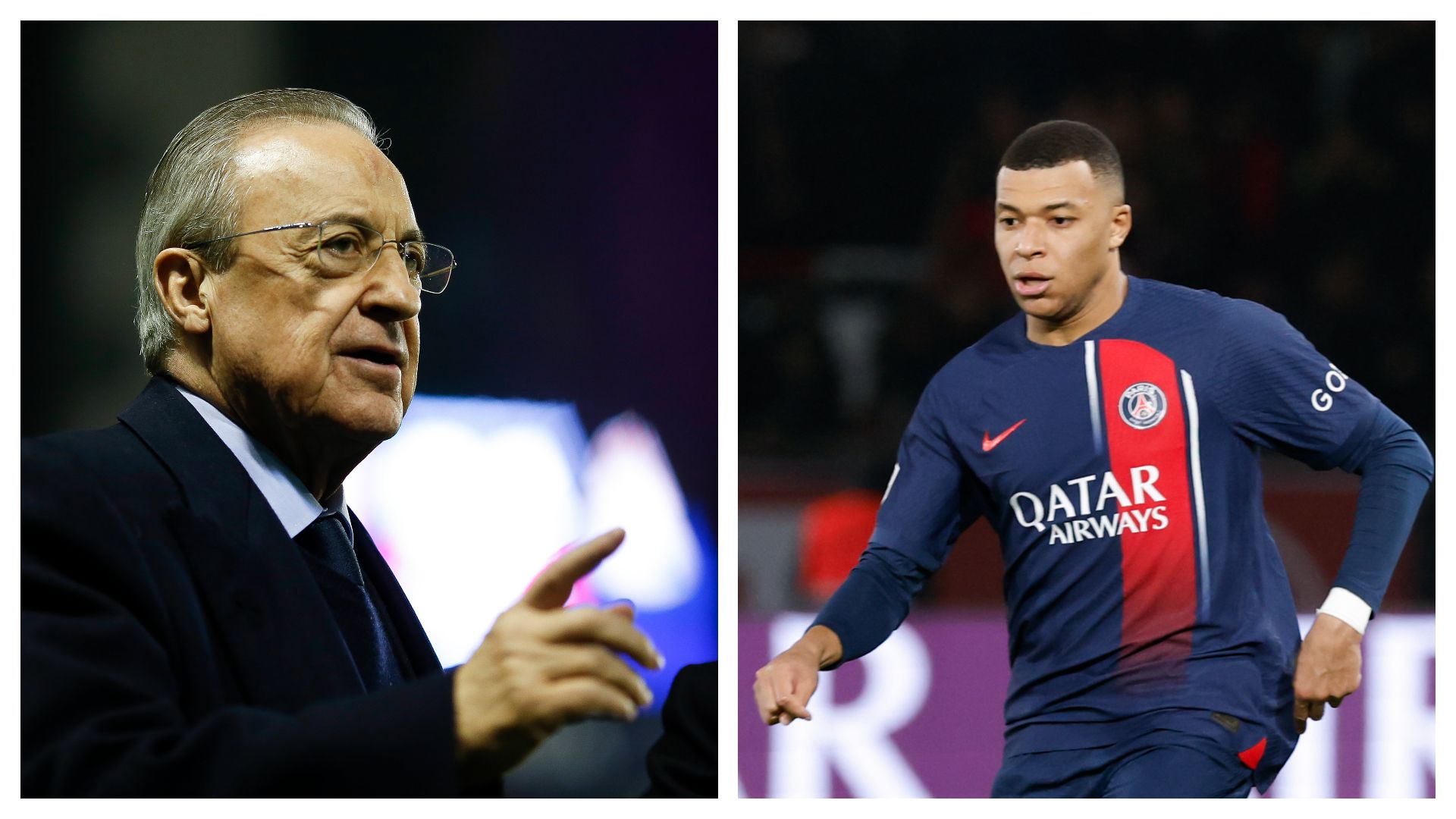 Florentino Pérez: «No es el día para hablar de Mbappé»