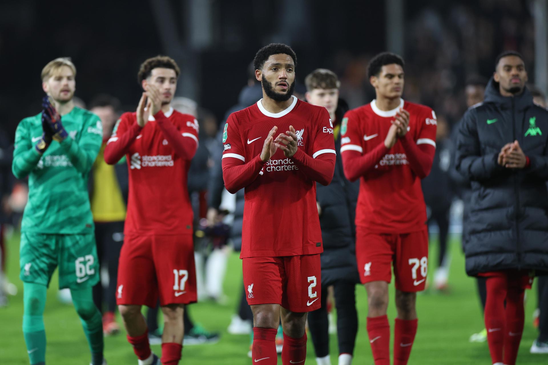 Liverpool es finalista de la Copa de la Liga de Inglaterra