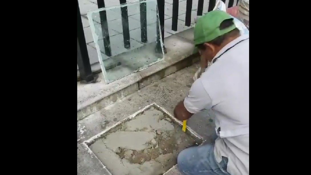 Retiran placa instalada por autoridades indígenas frente al MP