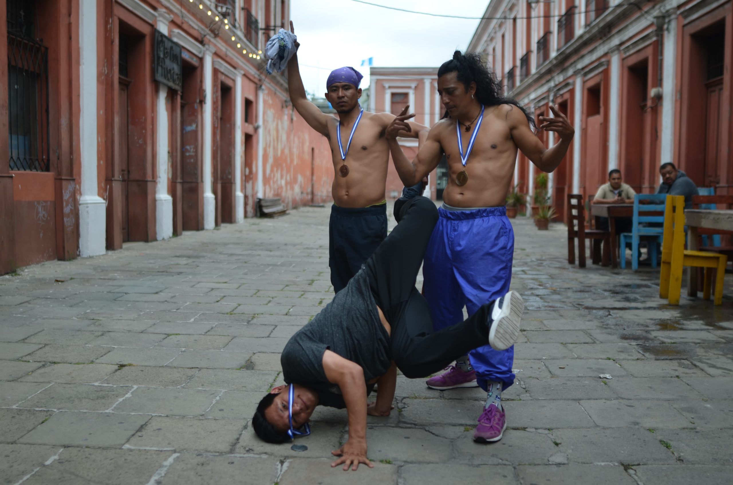 Jóvenes guatemaltecos disfrutaron del baile urbano en zona 1