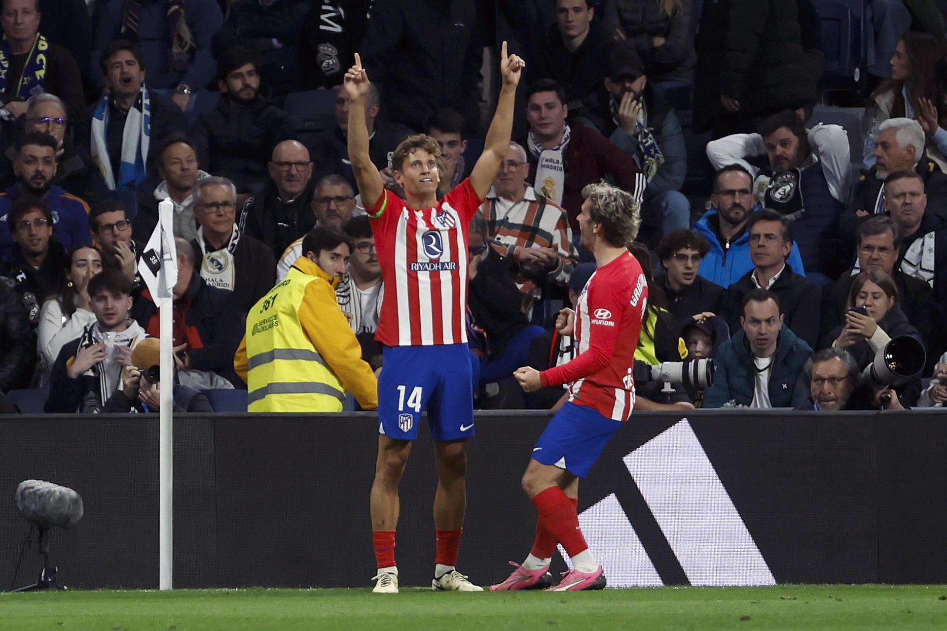 Marcos Llorente tras empatar el derbi: «Es un punto muy valioso»