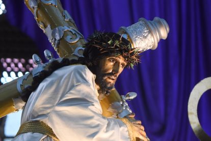 cortejo procesional de Jesús Nazareno de la Justicia del templo el Calvario