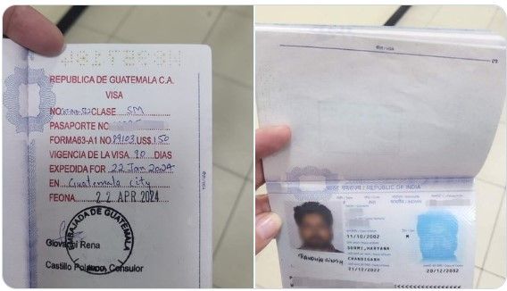 Ciudadanos de la India son sorprendidos con visas falsas de Guatemala