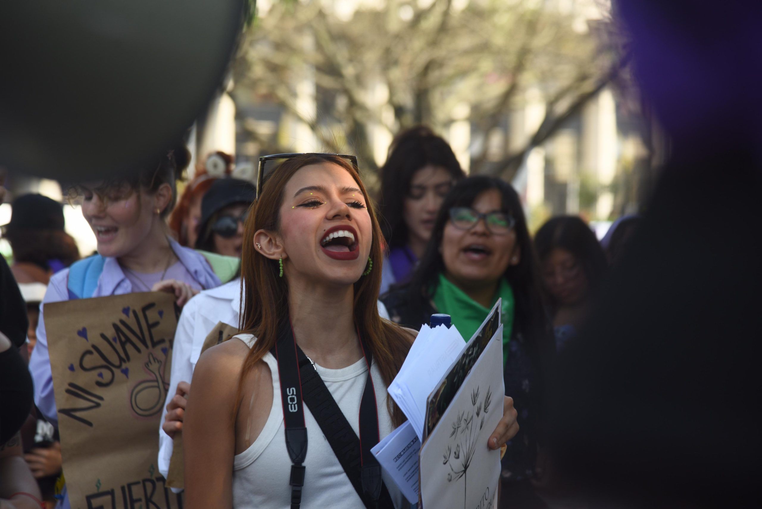 FOTOS. Mujeres marchan y alzan la voz en defensa de sus derechos