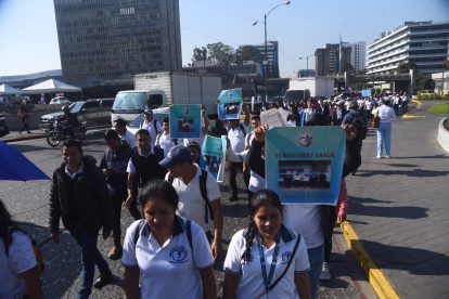 manifestación de sindicato de Enfermería