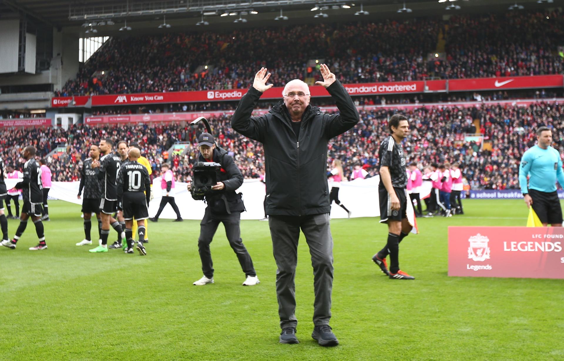 El Liverpool cumplió el sueño del entrenador Sven-Goran Erikson