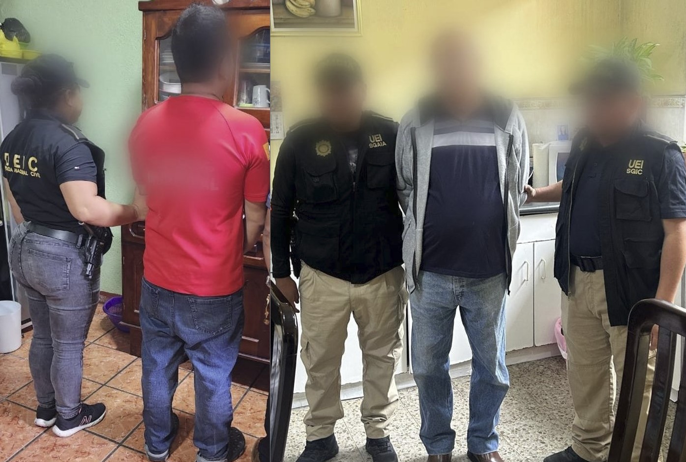 Capturan a dos hombres por delitos relacionados con menores de edad