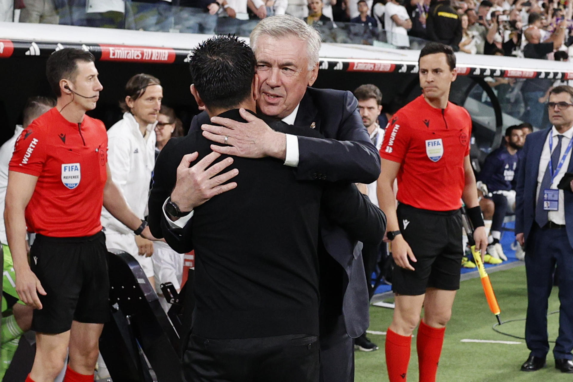 Carlo Ancelotti no coindice con las quejas de Xavi Hernández