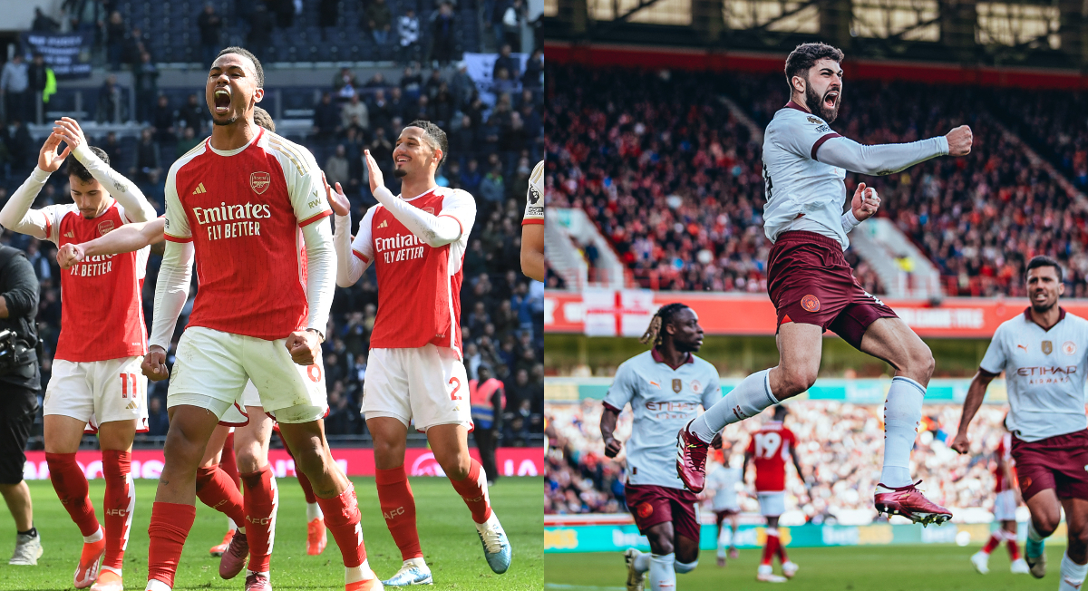 Arsenal y Manchester City mantienen el pulso por la Premier League