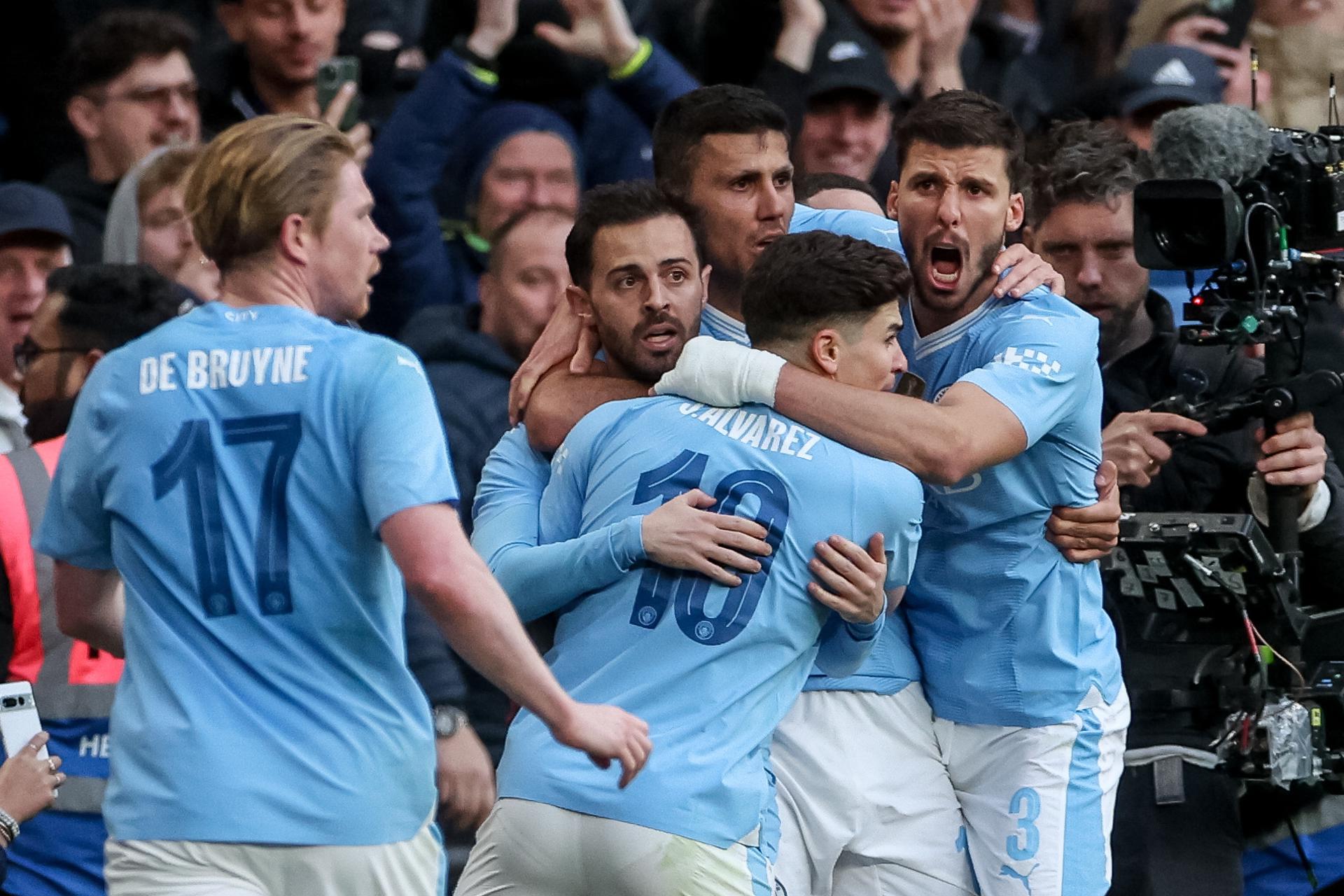 Bernardo Silva impulsa al Manchester City a la final de la FA Cup