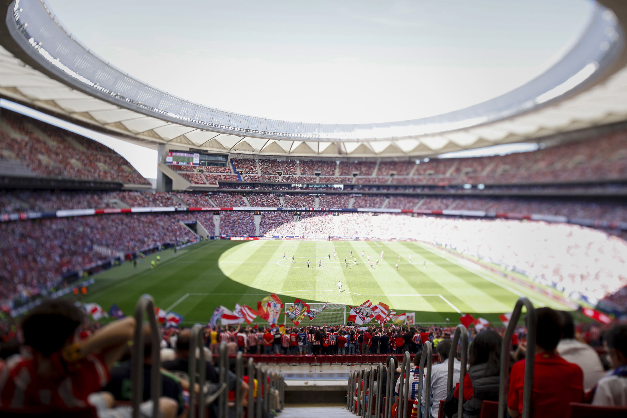 Sanciones al estadio del Atlético de Madrid por insultos racistas