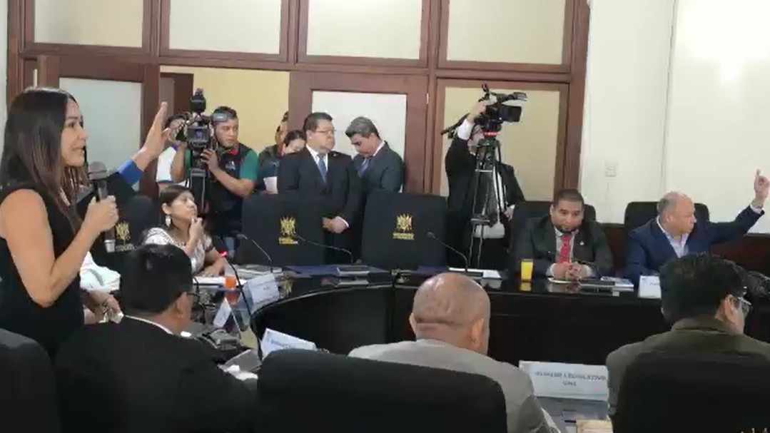 Junta directiva del Congreso “condena” incidentes contra diputada