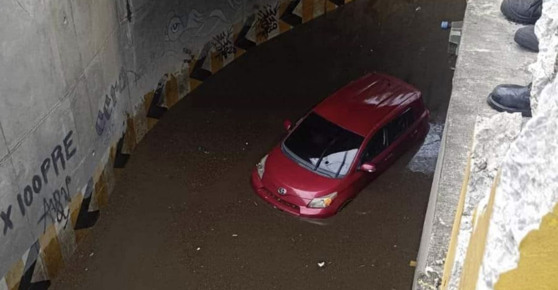 Lluvias provocan inundaciones en Quetzaltenango