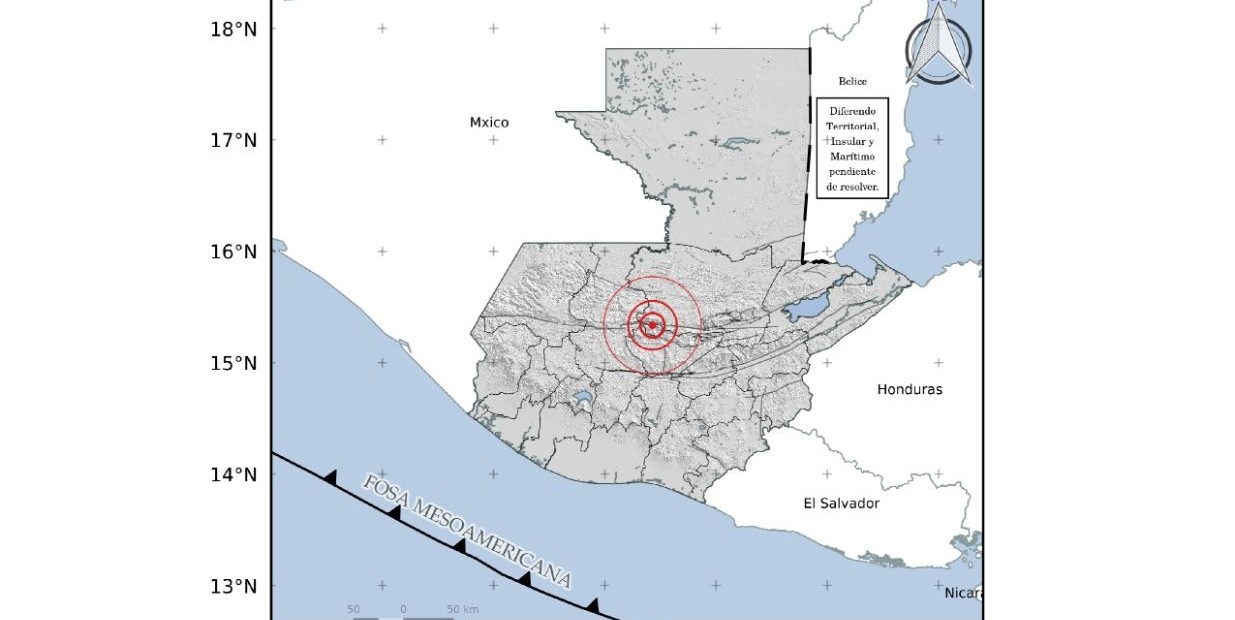 ¿Sintió el temblor? El Insivumeh reporta que fue de 2.8 grados