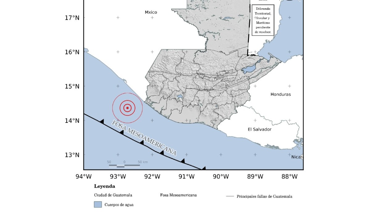 Autoridades reportan nuevo sismo en el Sur Occidente del país