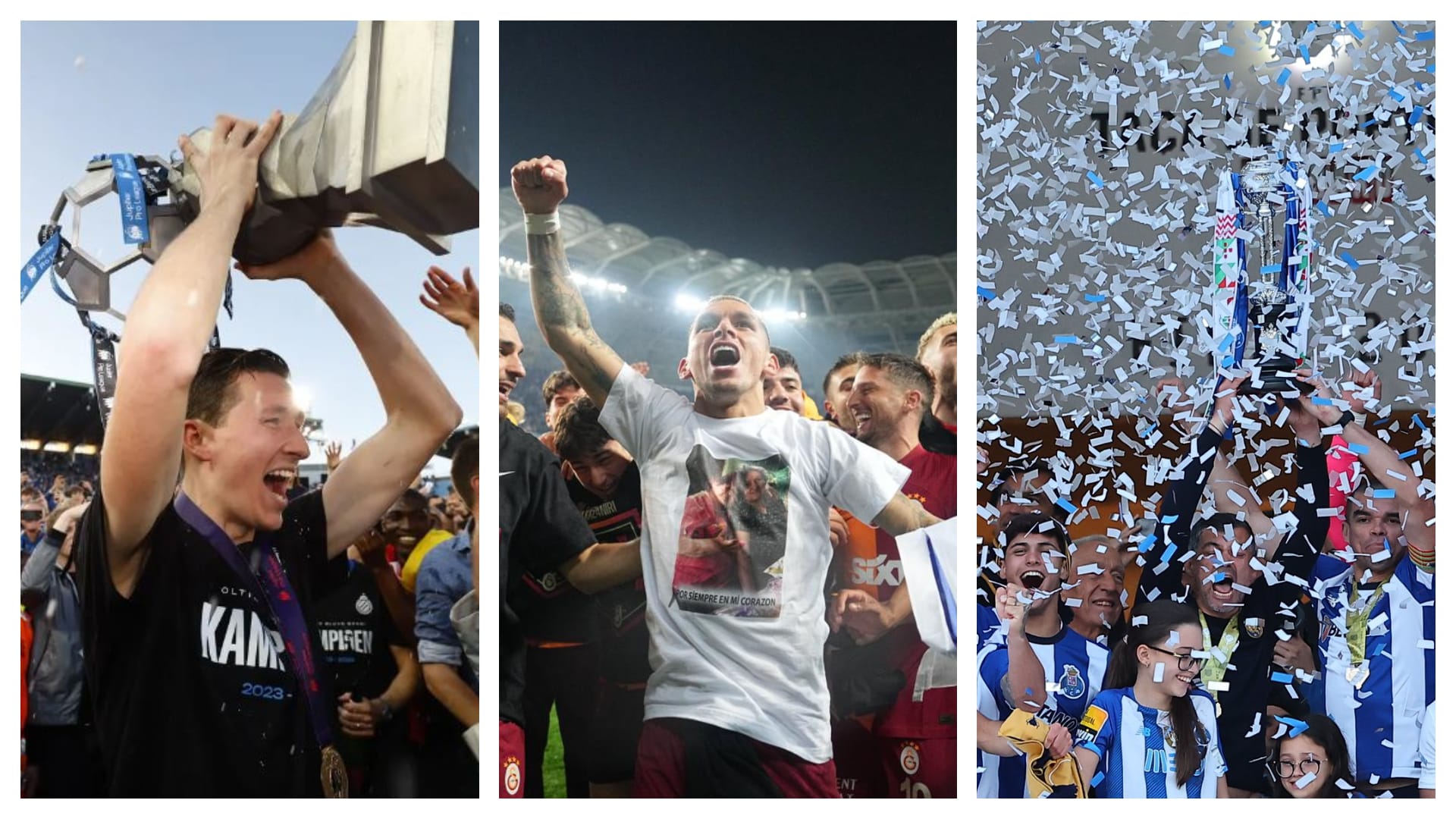 Brujas, Galatasaray y Porto, otros campeones de Europa