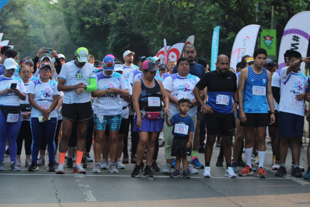 Se llevó a cabo la II Carrera Paralímpica en Avenida Reforma