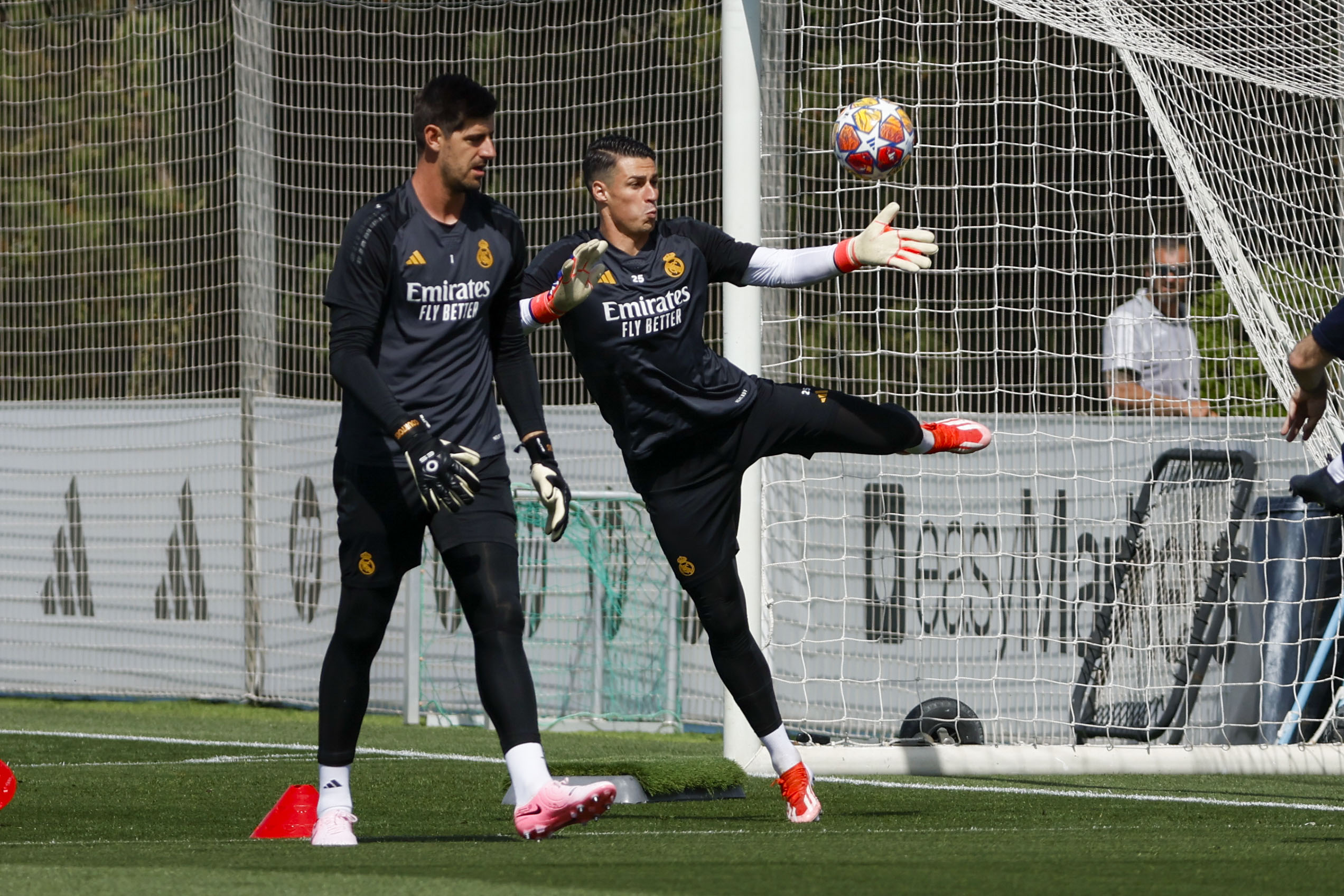 Champions League: Último entrenamiento del Real Madrid sin Lunin