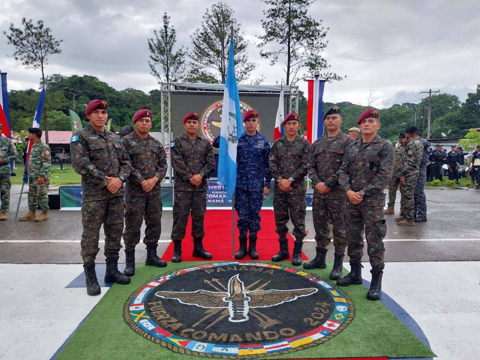 Fuerzas especiales de Guatemala participan en ejercicio de combate al crimen