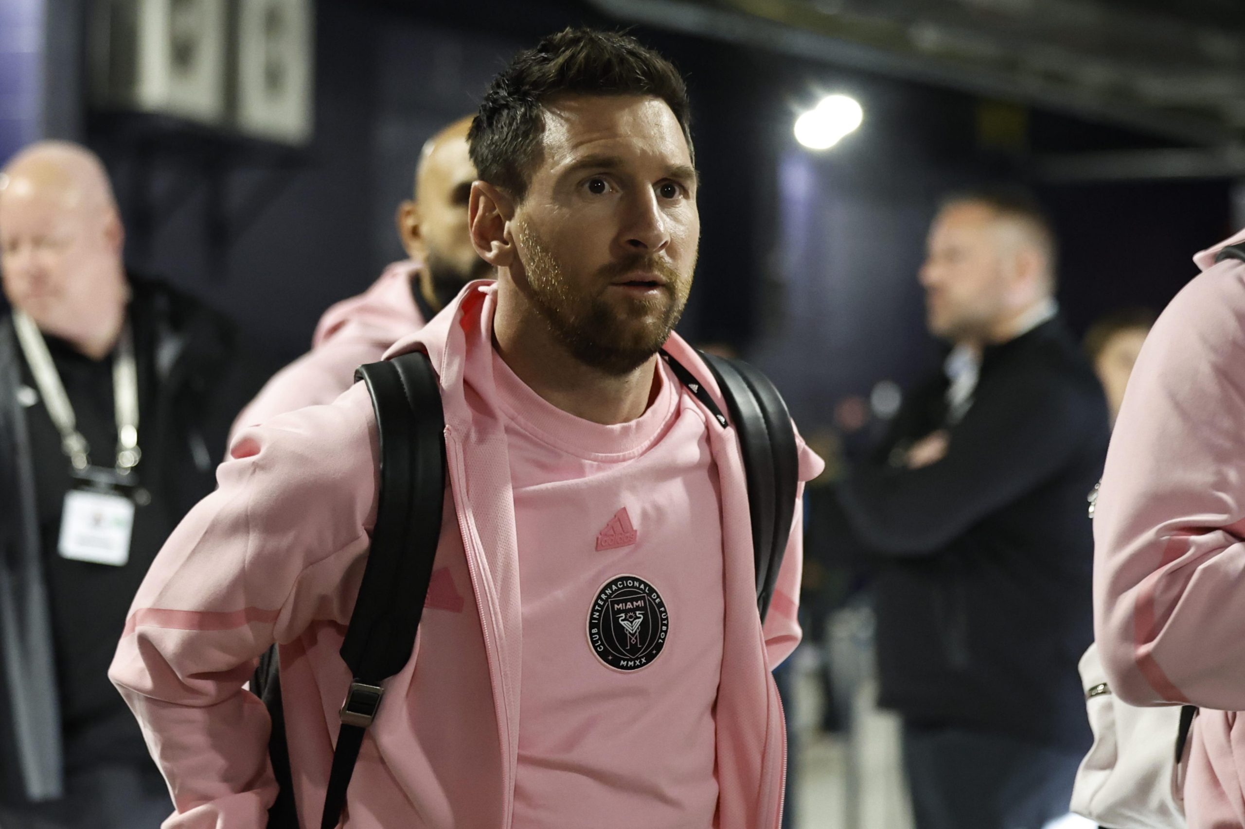 Lionel Messi en duda para el derbi de Florida