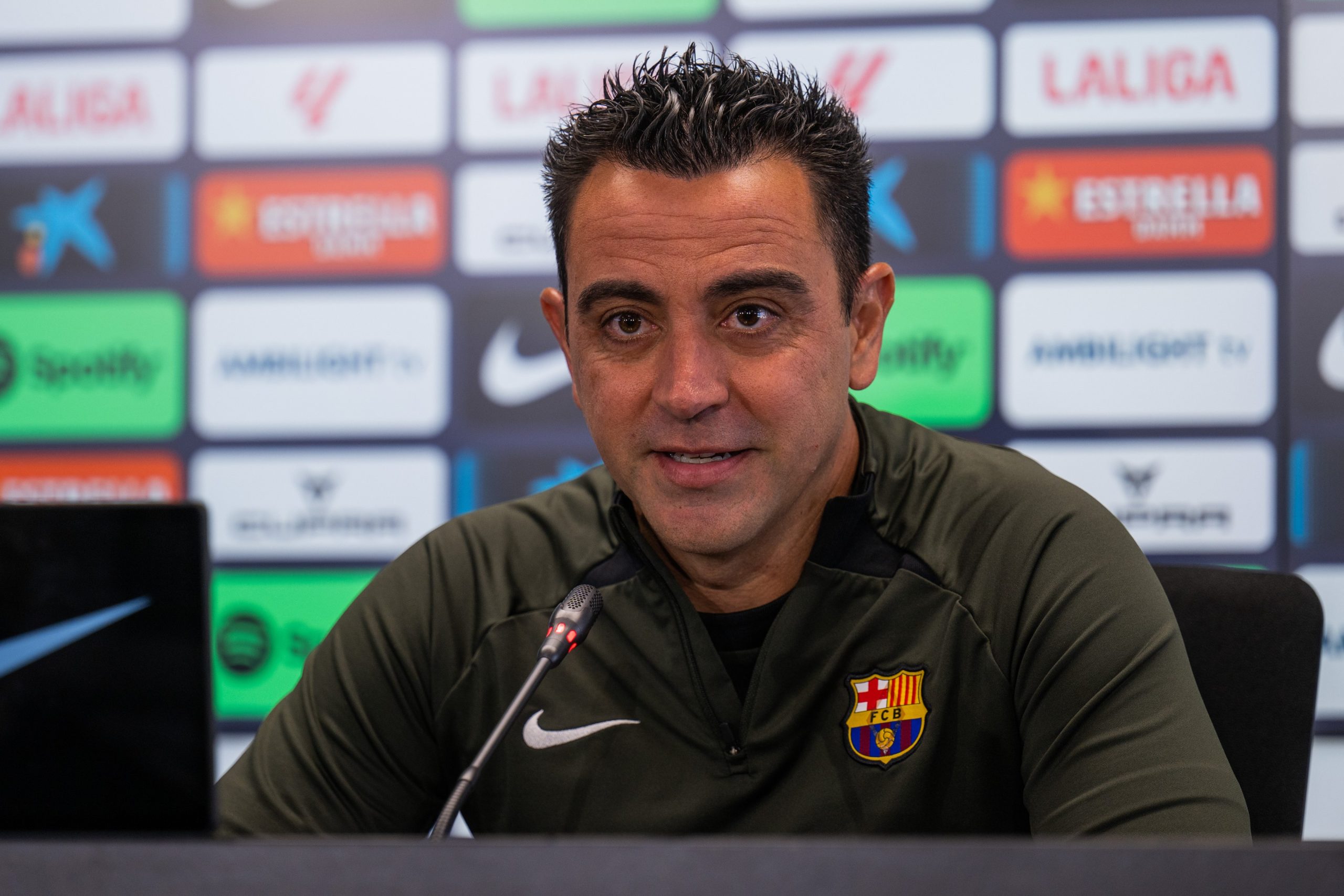 Xavi ofreció su última conferencia de prensa con el Barcelona