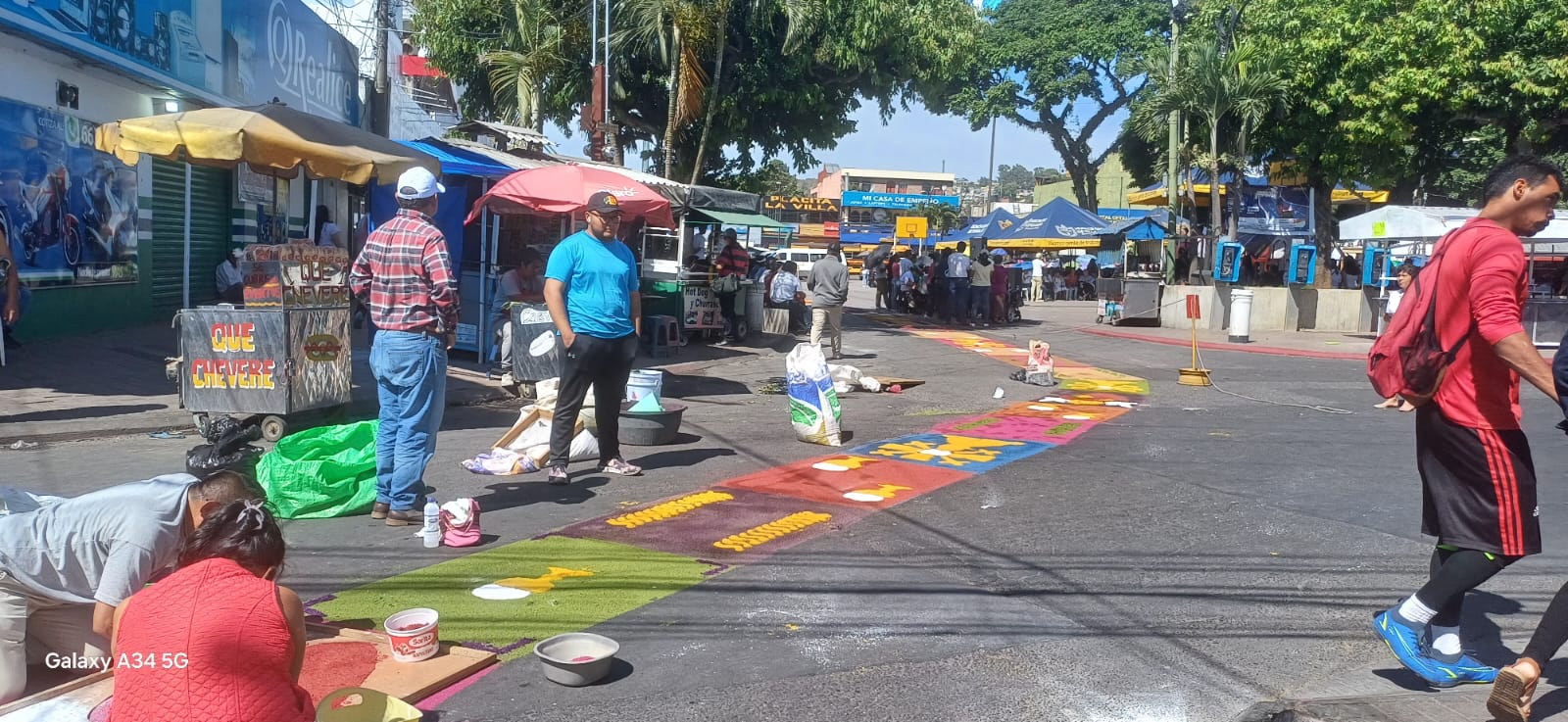 Fotos. Reportan cierre de calles por festividades del Corpus Christy en Villa Nueva