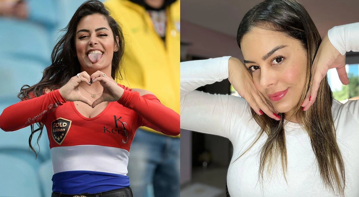 Larissa Riquelme “Novia del Mundial” deleita con su sensualidad y apoyo para Paraguay