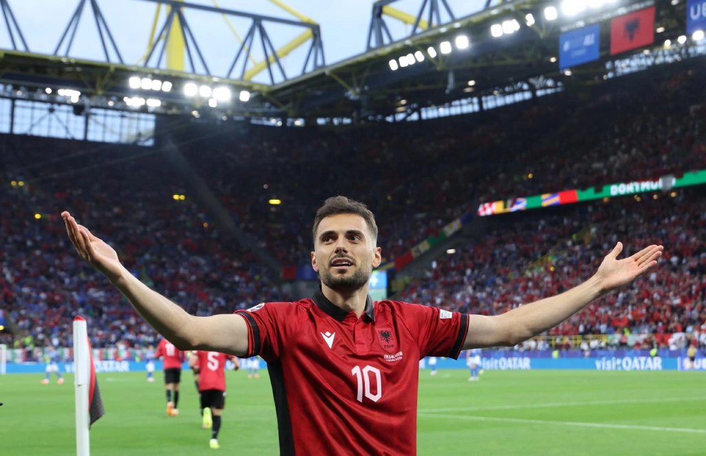 El albano Nedim Bajrami anotó el gol más rápido en la historia de la Eurocopa