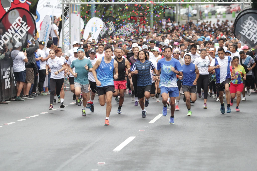 Se llevó a cabo la Carrera del Día Olímpico en Guatemala