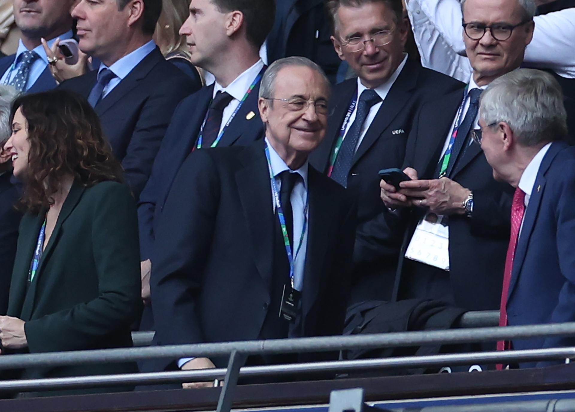 Florentino Pérez supera las seis Copas de Europa de Santiago Bernabéu