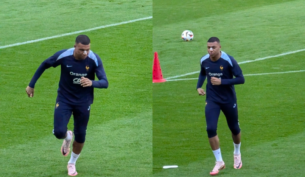 Kylian Mbappé entrena al margen de sus compañeros