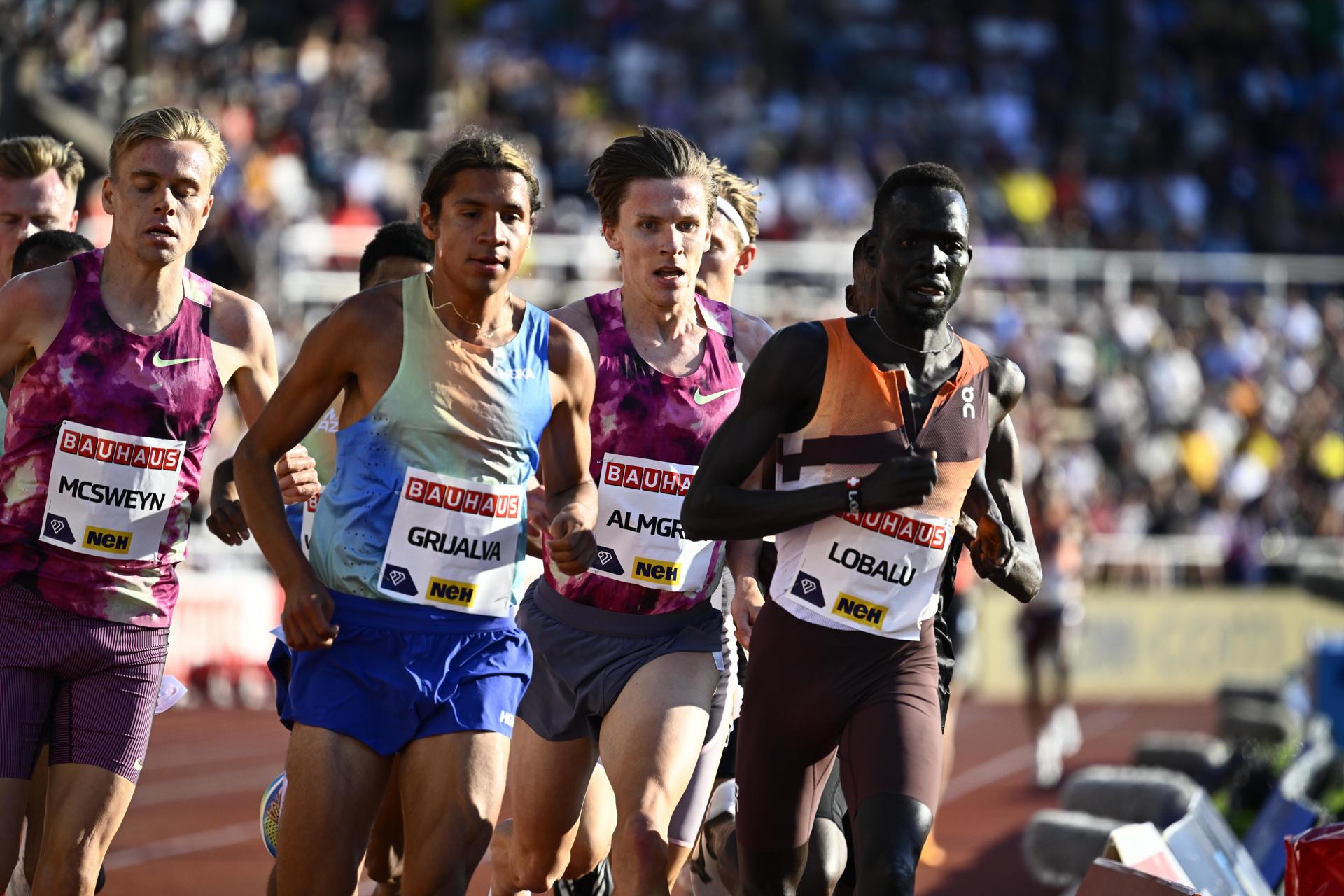 Luis Grijalva gana bronce en la Diamond League de Estocolmo