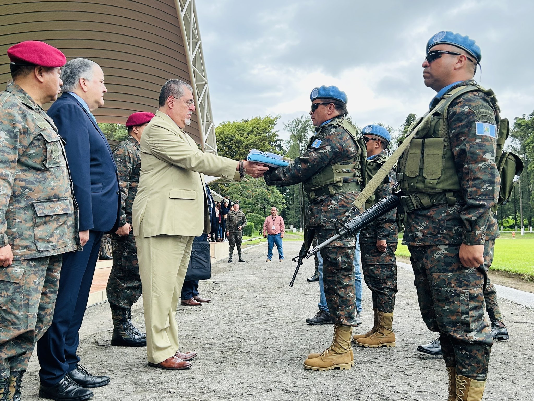 Guatemala envía al 24 contingente a República Democrática del Congo