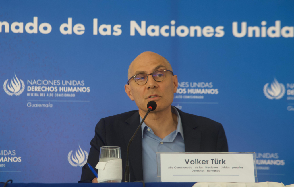 Alto comisionado de ONU ve preocupante la criminalización política en Guatemala