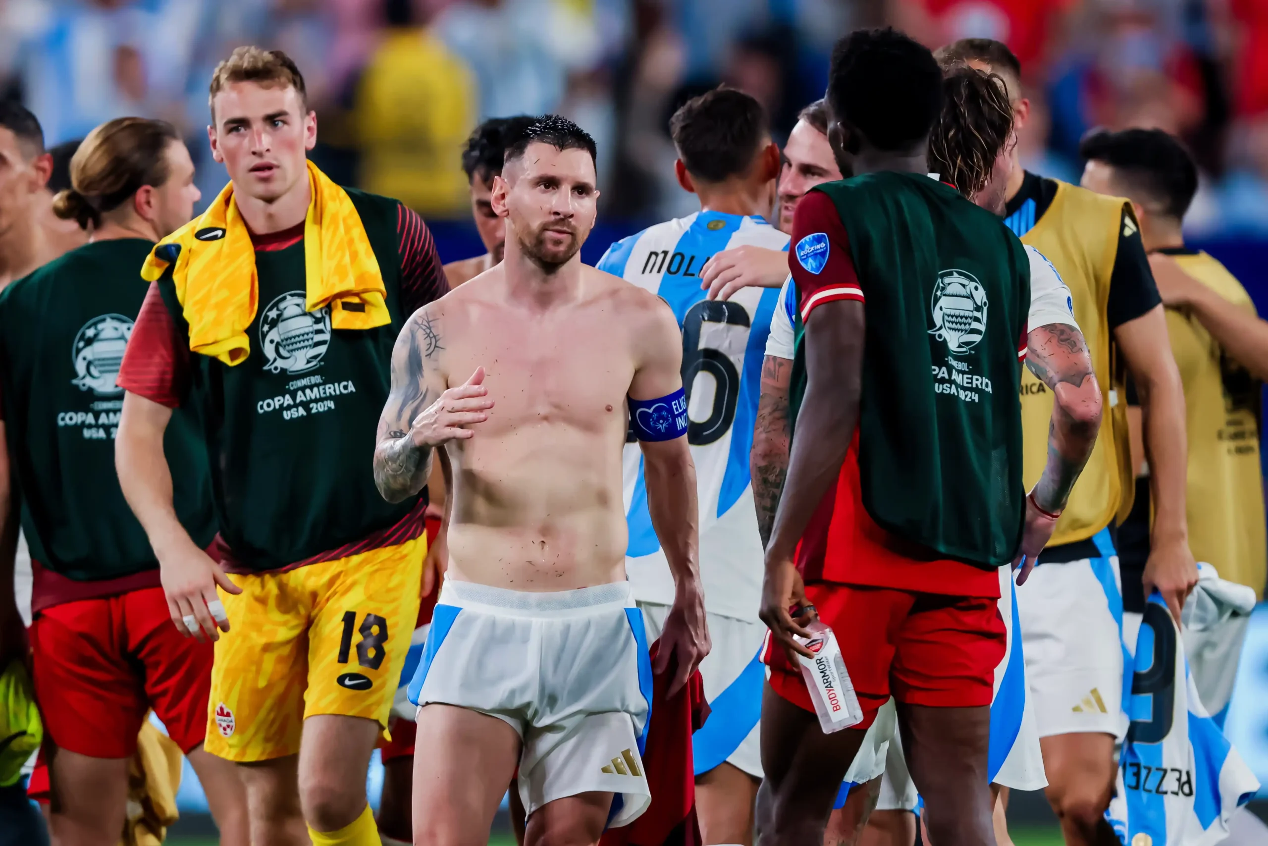 Lionel Messi marca su primer gol en la Copa América 2024