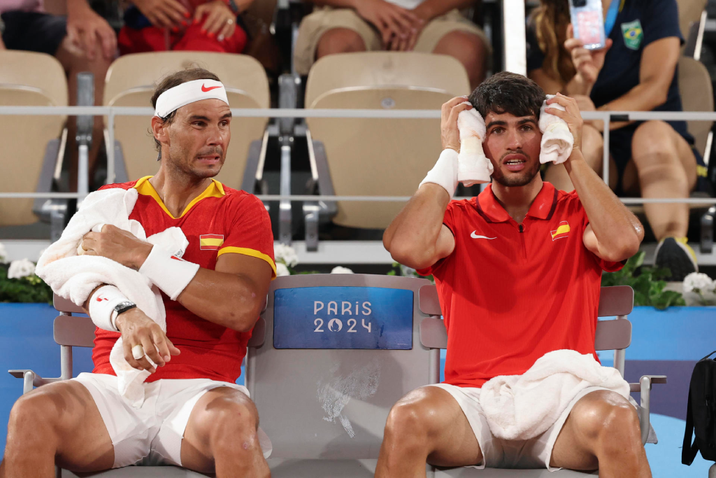 La pareja Nadal-Alcaraz eliminada de París 2024