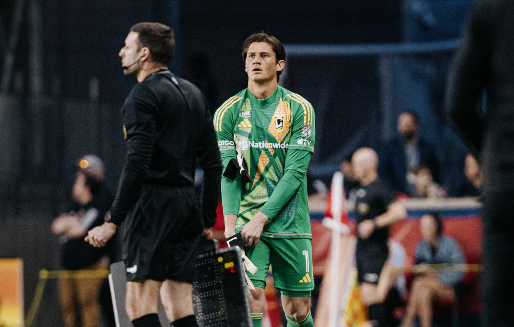 Llegó la oportunidad de oro de Nicholas Hagen con el Columbus Crew