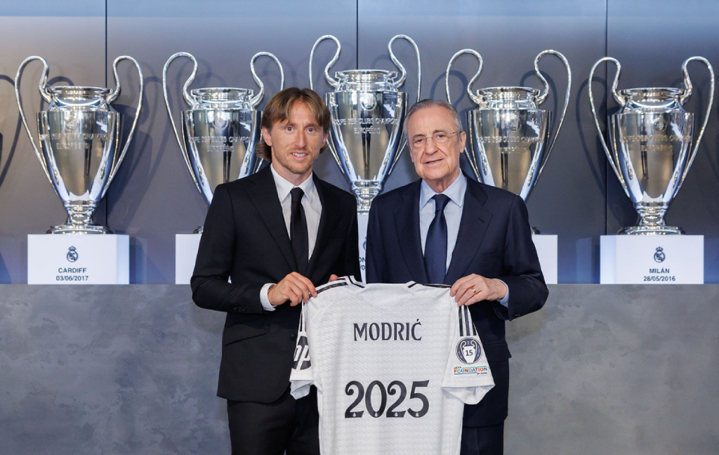 Luka Modric renueva su contrato con el Real Madrid