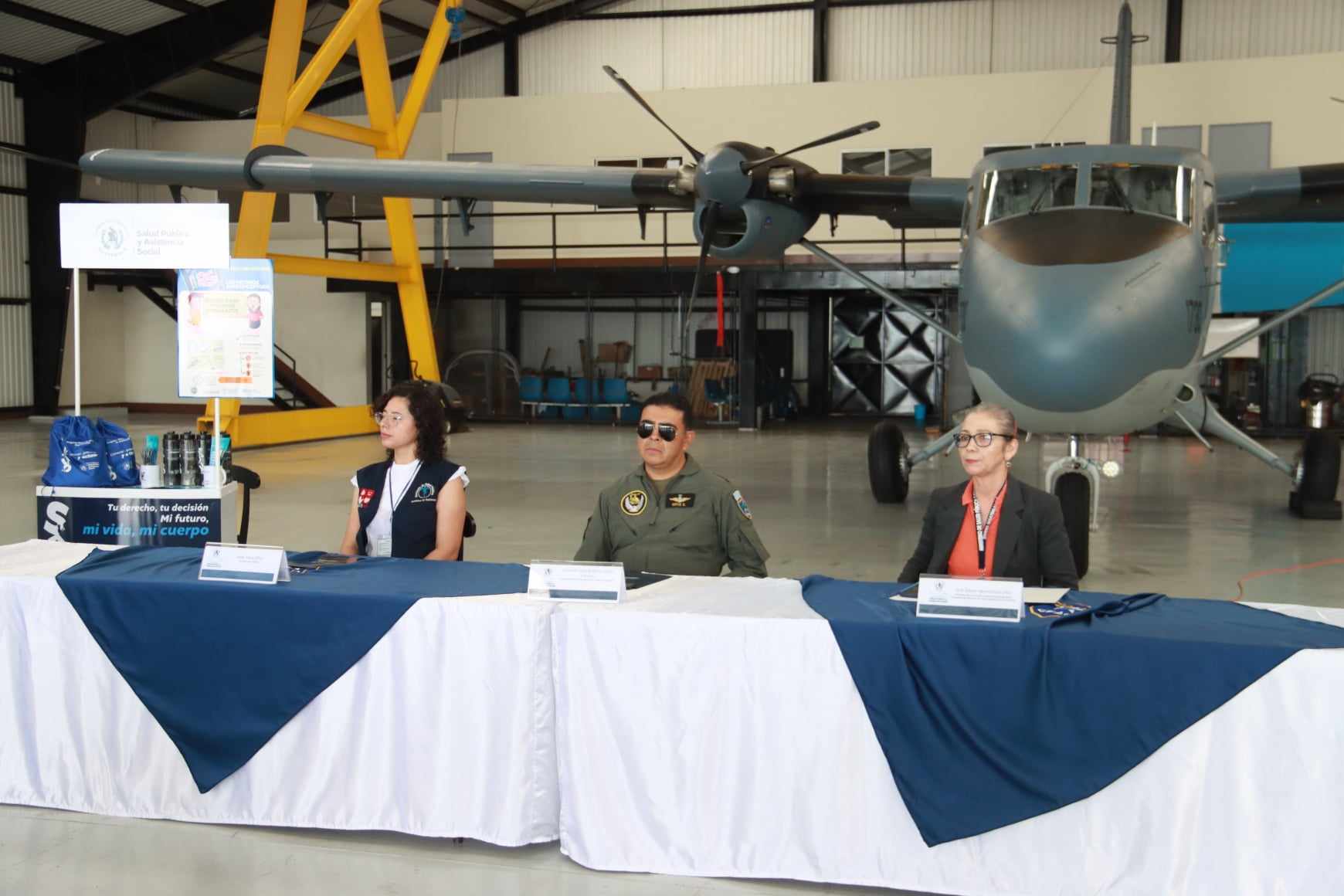 Anuncian Feria de la Salud en la Fuerza Aérea Guatemalteca