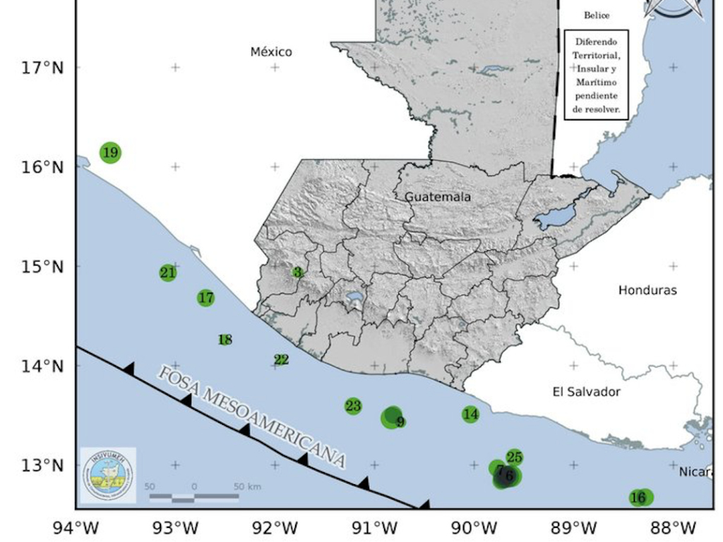 Insivumeh registró 29 sismos en las últimas horas